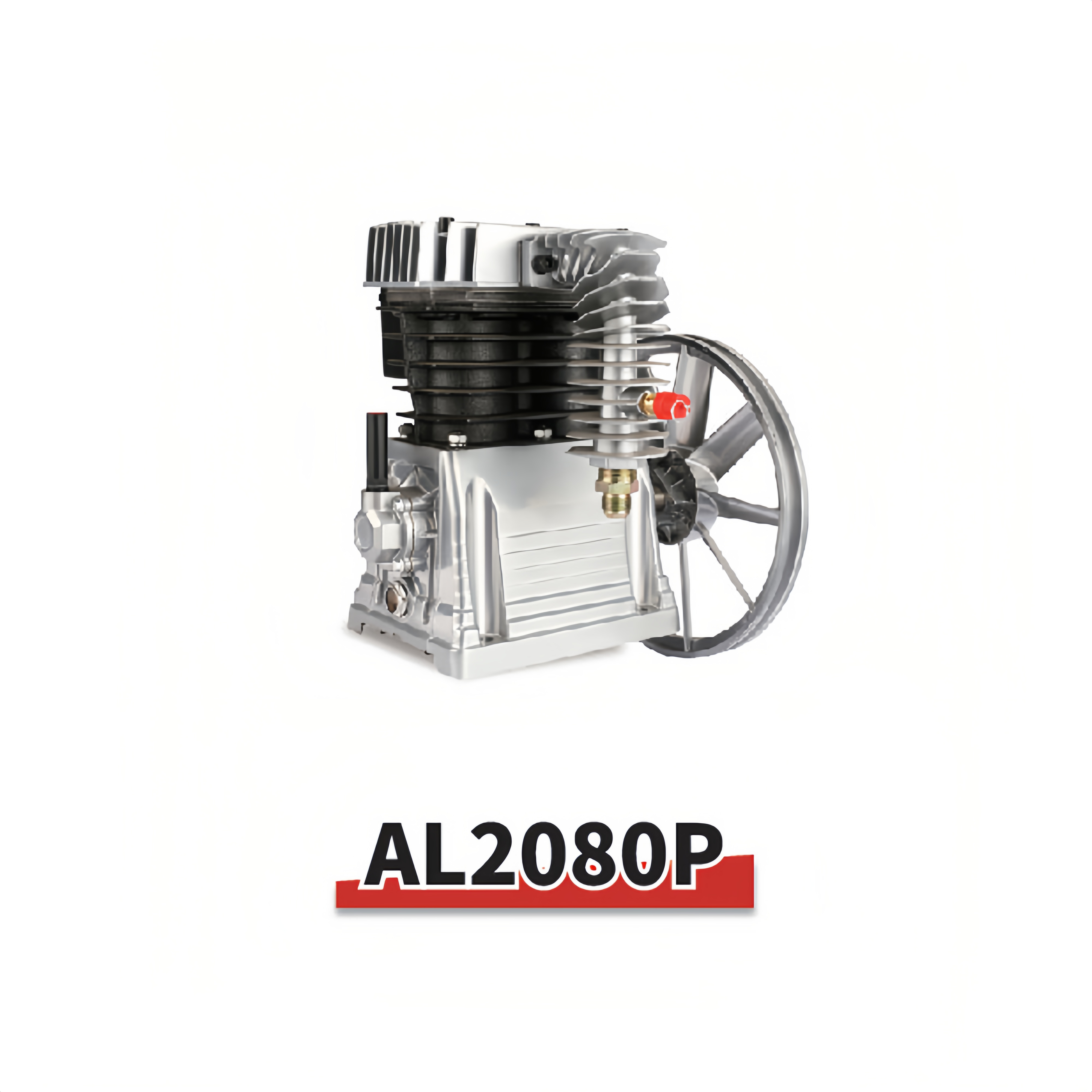 Reliable durable air compressor pump aluminum housing workshop use การ ออกแบบที่ทนทาน (1) อลูมิเนียมน้ำหนัก