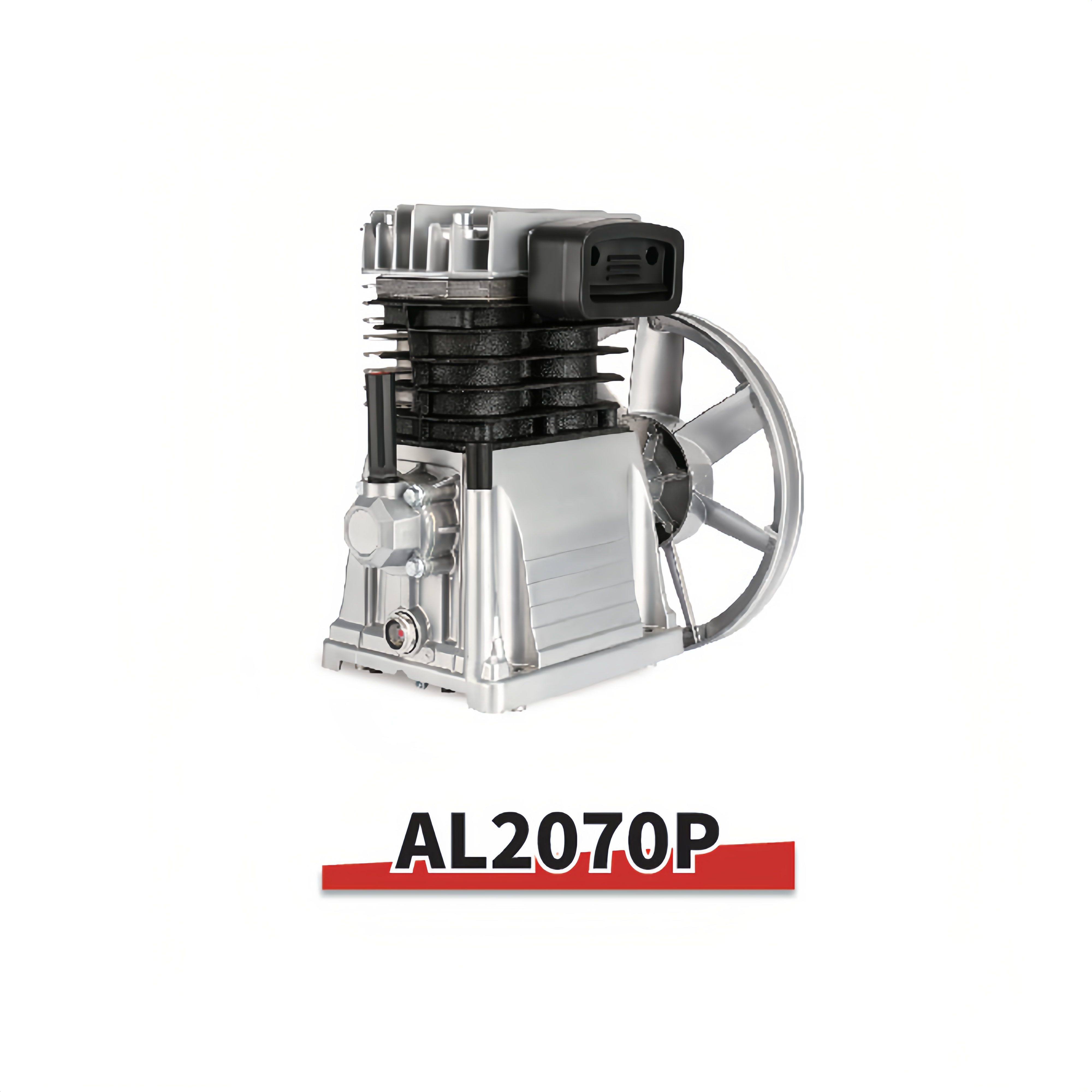 Lightweight air compressor pump aluminum model for portable use ปั๊มอลูมิเนียมเครื่องสูบลมน้ำหนักเบาสำหรับการใช้งานแบบพกพา
