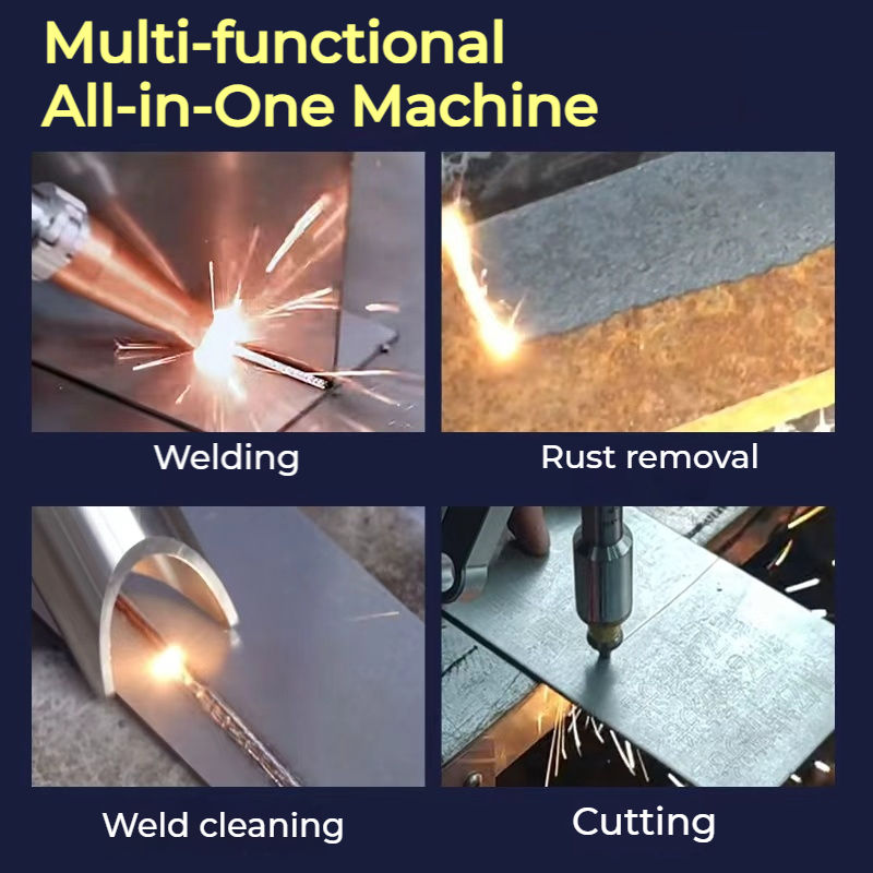 1500w 2000w 3000w แบบพกพา 3 in 1 เครื่องเชื่อมเลเซอร์เครื่องเชื่อมเลเซอร์สำหรับโลหะ