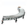 การหมุนเวียนของกล่องกล่องการขนถ่ายสายพานลำเลียง E-commerce Logistics Express Sorting Roller Conveyor
