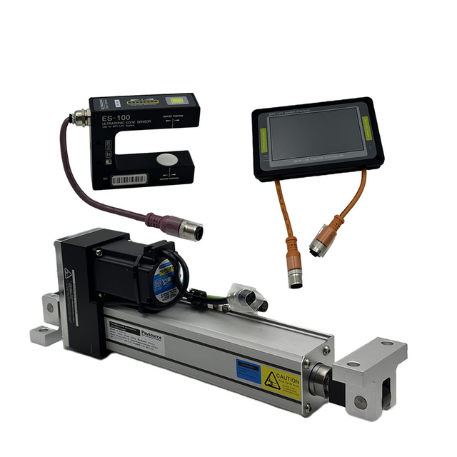 ระบบเซอร์โว EPC ES-100 เซ็นเซอร์ขอบอัลตราโซนิก การแก้ไขการเบี่ยงเบนม้วนสายพานลำเลียงโดยอัตโนมัติ