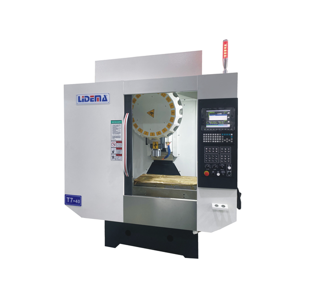 LIDEMA T7-40 เครื่องเจาะและต๊าปความเร็วสูง