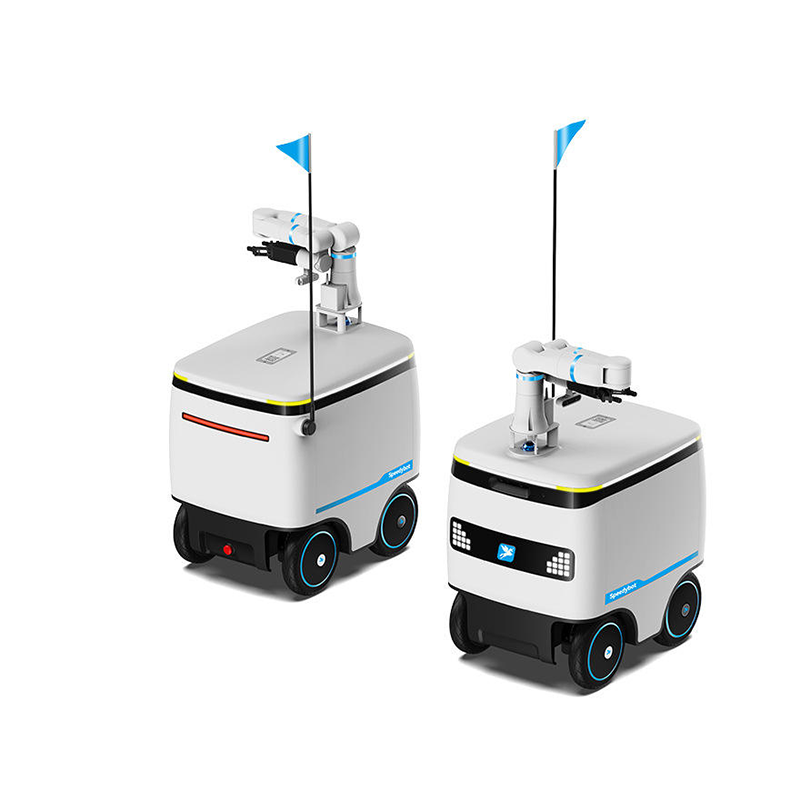 สวนสาธารณะชุมชนการจัดส่งในร่มและกลางแจ้งหุ่นยนต์จัดส่งอัจฉริยะอเนกประสงค์