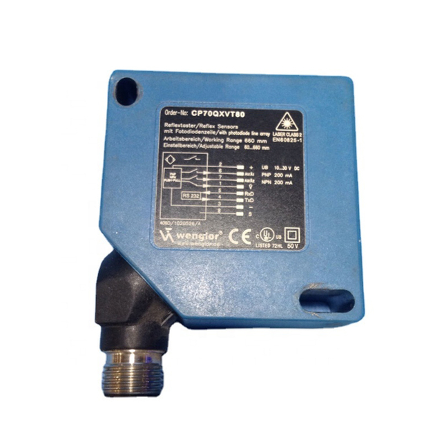 เซนเซอร์วัดระยะเลเซอร์ ชนิดสามเหลี่ยม ความละเอียดสูง CMOS DSP การวัดแบบอินไลน์