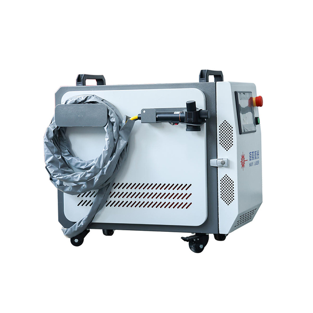 เครื่องทำความสะอาดเลเซอร์พัลส์ 100W/200W/300W สำหรับโลหะ สแตนเลส อลูมิเนียม ยาง