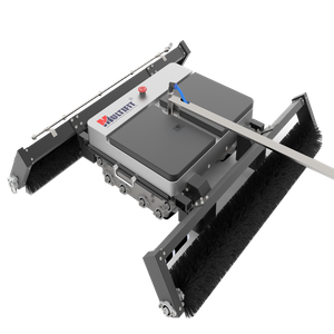 หุ่นยนต์ทำความสะอาดแผงโซลาร์เซลล์แบบหลีกเลี่ยงอันตรายน้ำหนักเบาแบบอัตโนมัติเต็มรูปแบบ