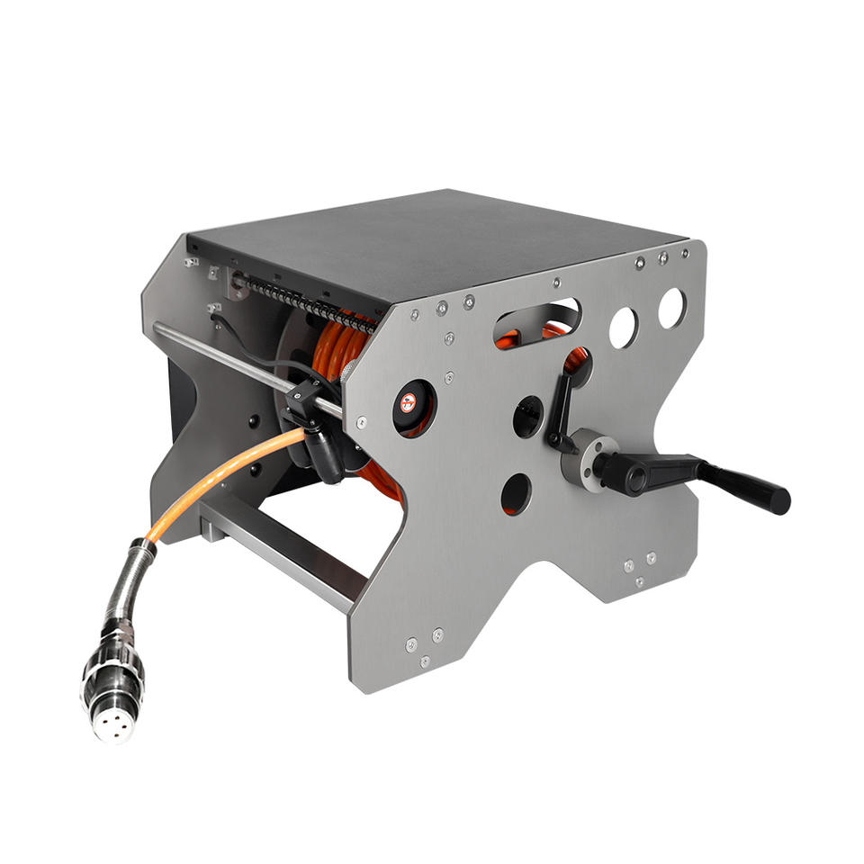 สายเคเบิลกันน้ำยาว 60 ม. หุ่นยนต์กล้องตรวจสอบท่อระบายน้ำขนาดใหญ่