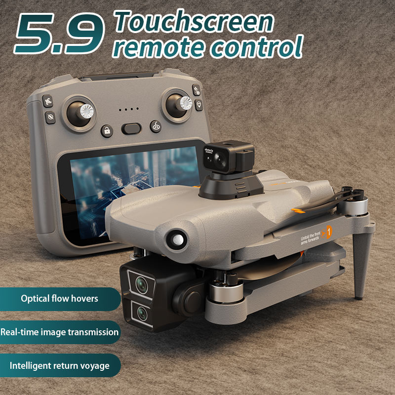 อัลตร้ามืออาชีพ HD ภาพถ่ายทางอากาศ GPS Q Uadcopter เลเซอร์หลีกเลี่ยงอุปสรรคสมาร์ทโดรน