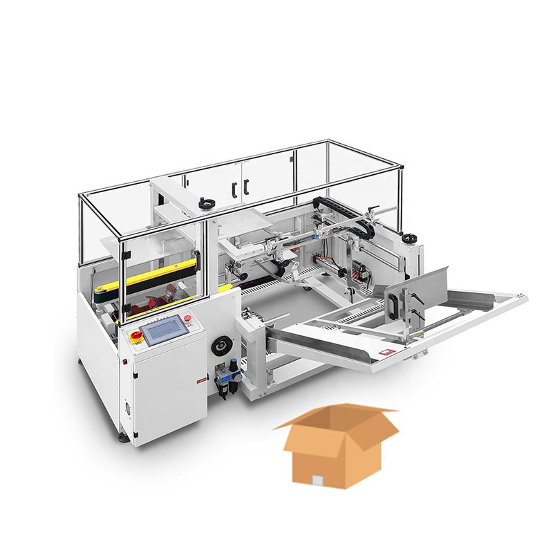 เครื่องเปิดและปิดผนึกกล่องกระดาษแข็งอัตโนมัติ