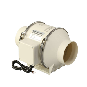 พัดลมอินไลน์แบบท่อระบายความชื้นแบบผสมขนาด 6 นิ้ว