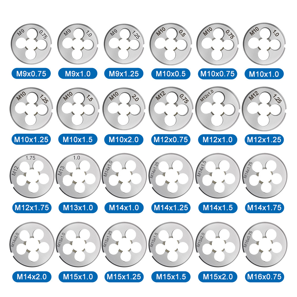 M2-M52 ดายเกลียวเมตริกแบบแมนนวลหลายข้อกำหนด