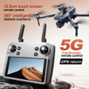 3 แกนกล Gimbal 360 การหลีกเลี่ยงอุปสรรค 5g Wifi Fpv Mapping Drone