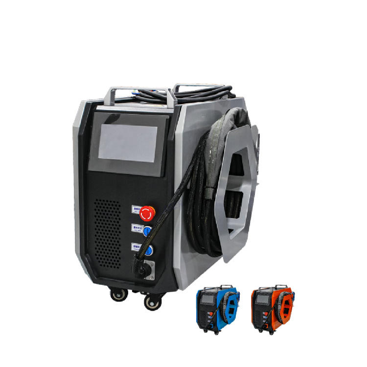 เครื่องเชื่อมเลเซอร์แบบใช้มือถือขนาดเล็กระบายความร้อนด้วยอากาศขนาดเล็ก 1500w เครื่องเชื่อมเลเซอร์สำหรับโลหะ
