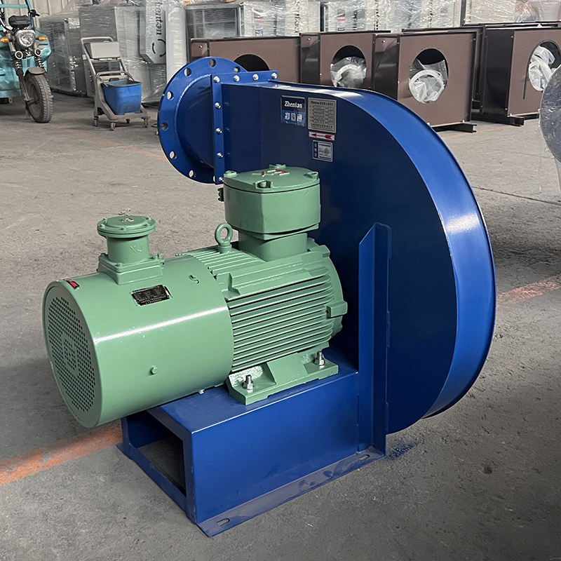 เครื่องเป่าลมแรงดันสูง 9-19 พัดลมอุตสาหกรรมความเร็วสูง พัดลมระบายอากาศแบบแรงเหวี่ยงในห้องปฏิบัติการ