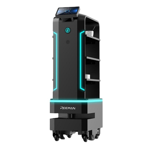 การส่งอาหาร หุ่นยนต์ส่งของ AI พนักงานเสิร์ฟ โรงแรม โรงพยาบาล ร้านอาหาร ระบบนำทางอัจฉริยะ ชาร์จอัตโนมัติ หุ่นยนต์เสิร์ฟแบบไม่สัมผัส