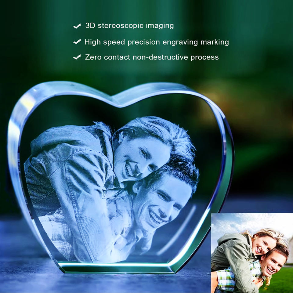 เครื่องแกะสลักเลเซอร์คริสตัลใต้ผิวดิน 3 มิติสำหรับแก้วคริสตัลอะคริลิก