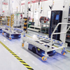 AMR Warehouse แชสซีโหลดการชาร์จอัตโนมัติหุ่นยนต์จัดส่ง AGV อัจฉริยะ