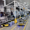 AMR Warehouse แชสซีโหลดการชาร์จอัตโนมัติหุ่นยนต์จัดส่ง AGV อัจฉริยะ