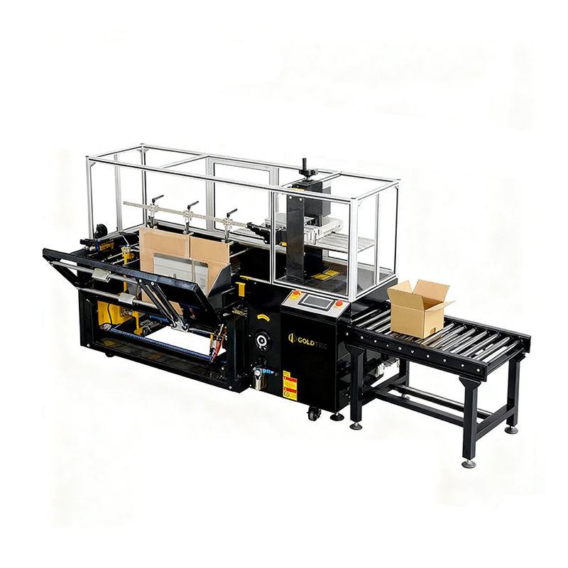 เครื่องสร้างกล่องแบบปรับได้อัตโนมัติ OEM เครื่องสร้างกล่องบรรจุภัณฑ์กระดาษแข็งสำหรับโลจิสติกส์อีคอมเมิร์ซ