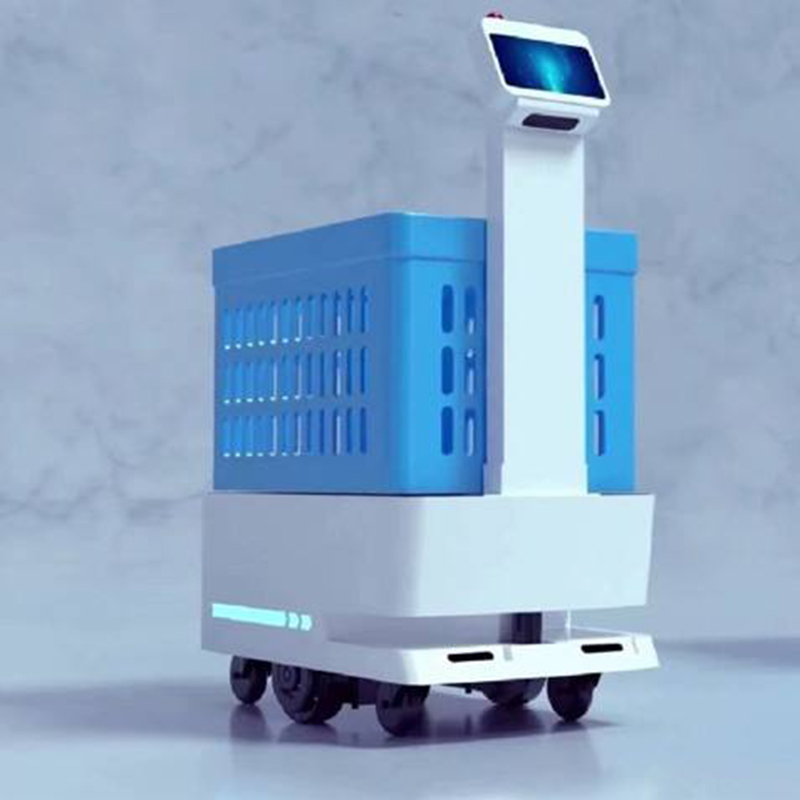 AMR AGV AI Delivery Robot หุ่นยนต์โลจิสติกส์ หุ่นยนต์ขนส่งสำหรับโรงงานและคลังสินค้า