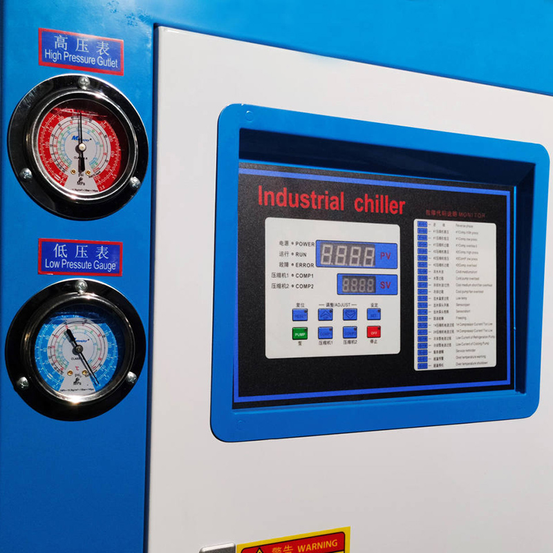 เครื่องทำความเย็นอุตสาหกรรมระบายความร้อนด้วยน้ำประสิทธิภาพสูง 3-50Hp สำหรับการแปรรูปพลาสติก