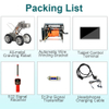60M/120M 512HZ Locator 360 หมุน Endoscope Crawler ท่อระบายน้ำเทศบาลท่อกล้องตรวจสอบท่อท่อหุ่นยนต์
