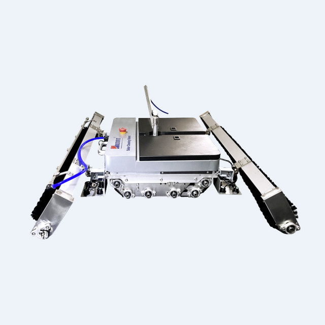 หุ่นยนต์ทำความสะอาดแผงโซลาร์เซลล์แบบหลีกเลี่ยงอันตรายน้ำหนักเบาแบบอัตโนมัติเต็มรูปแบบ