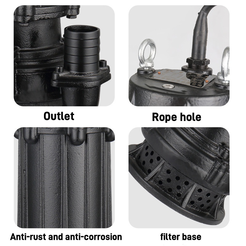 ปั๊มน้ำเสียแบบจุ่มแนวตั้งพร้อมใบพัดไม่อุดตันสำหรับการบำบัดน้ำเสีย
